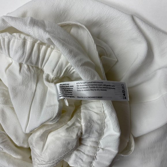 Eileen Fisher Crepe Wide-Leg Jumpsuit Crop V-neck Lightweight Tencel Women XXS - Picture 11 of 12